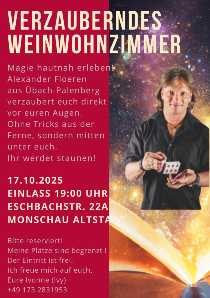 Veranstaltung Monschau 17.10.2025